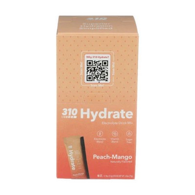 Hydrate Peach 2.6 Oz  by 310 Nutrition