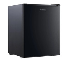 2.7 Cu ft Single Door Mini Fridge, Energy Efficient, New, Width 19.13", Black