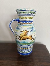 Vintage Spanish Talavera Majolica Pitcher | H...