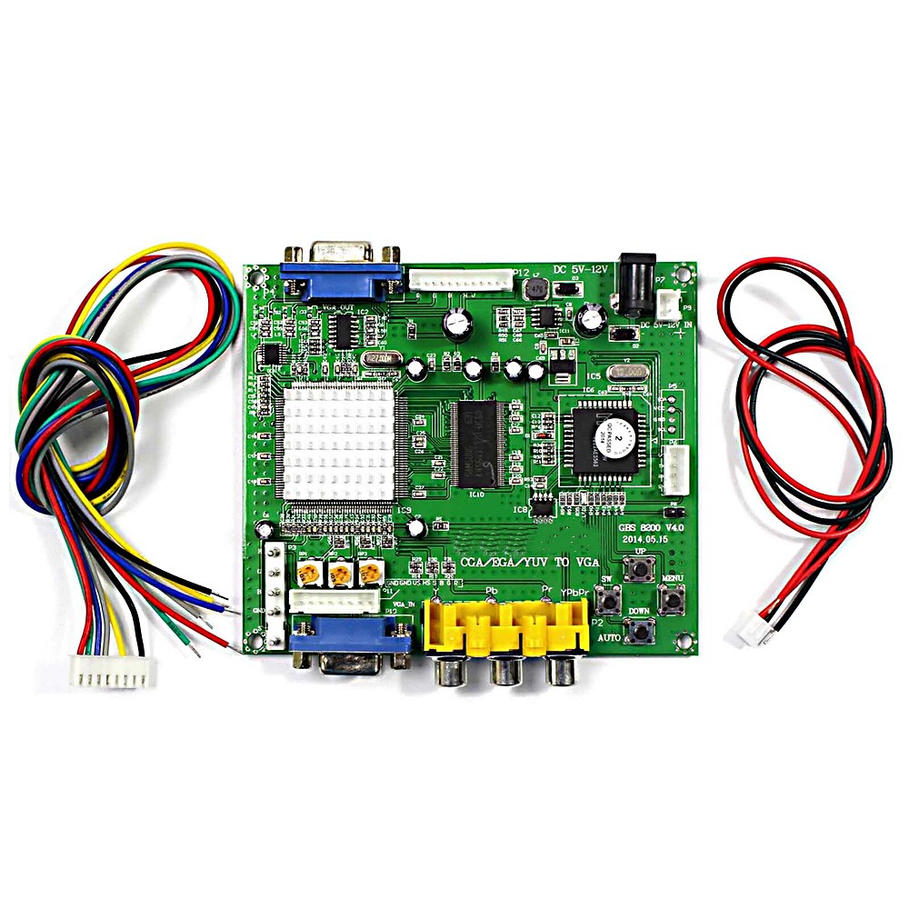 Video Converter Board Output Game Convert For CGA EGA RGB to VGA 1 VGA GBS8200