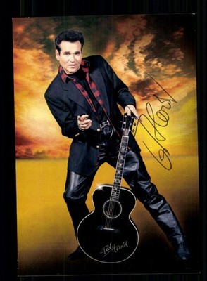 Ted Herald Autograph Card Original Signed # BC 228350