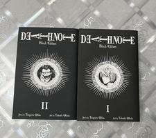 Death Note Black Edition manga in English. Tsugumi Ohba soft cover Vol 1/2