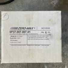 Zero-Max 6P37-007-007-01 Double Flex Coupling (1” Bore)