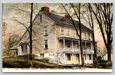 Great Barrington Massachusetts~William Cullen Bryant House~Porch~c1910 Postcard