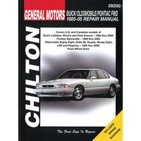 General Motors Buick Oldsmobile Pontiac Fwd 1985-2005 Reparaturhandbuch Chilton