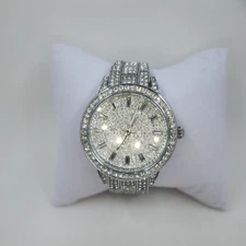 Diamonique Cubic Zirconia Stainless Steel Watch