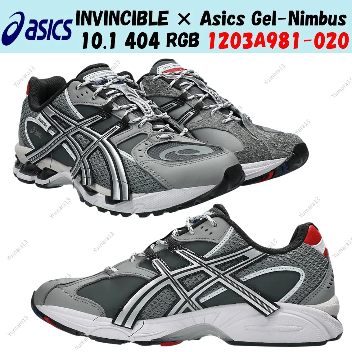 10.1 invincible ASICS × 27.5 GEL-NIMBUS