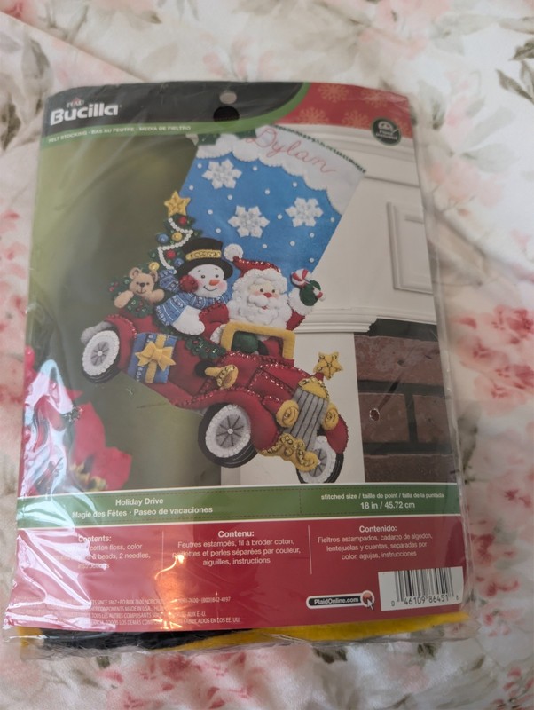 bucilla felt stocking kit 18 inch Holiday drive