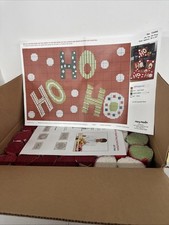 Vtg Ho, Ho, Ho, Rug Latch Hook Kit Mary Maxim 35 X 24