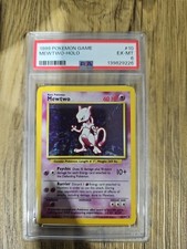 Pokemon 1999 MewTwo Holo 10/102 PSA 6 
