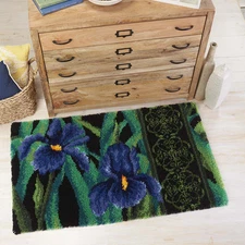 Herrschners® Delicate Iris Designer #14 Latch Hook Kit