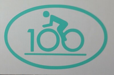 Century Bicycle Ride (100miles) - Vinyl Decal