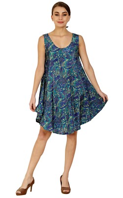 short tank dresses for women Women's Sleeveless Printed Mini Short Tank Dress Assorted Lot 05 pcs  Wholesale