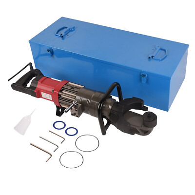1500W Electric Hydraulic Rebar Bender Bends Up To 1 inch #8 25mm Rebar