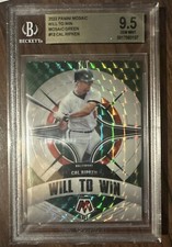 Cal Ripken - 2022 Panini Mosaic Will to Win Green Mosaic Prizm #WW-12 Cal Ripken