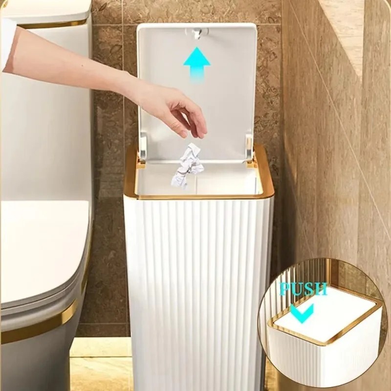 Household Trash Bin Stackable Classification Trash Can Recycling Bin