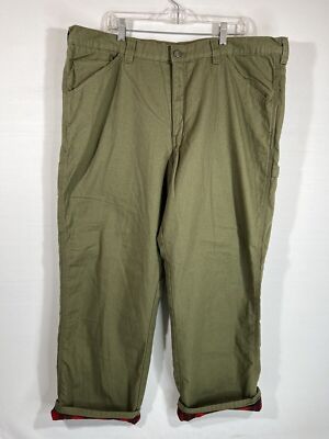 CE Schmidt Carpenter Pants Mens 42x30 Lined Workwear Heavy Duty Utility