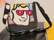 Ausgefallene Damen Handtasche Schultertasche Handarbeit