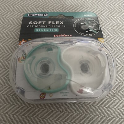 Talbot's Soft-Flex Orthodontic Pacifiers, 0-6 Months, Pack