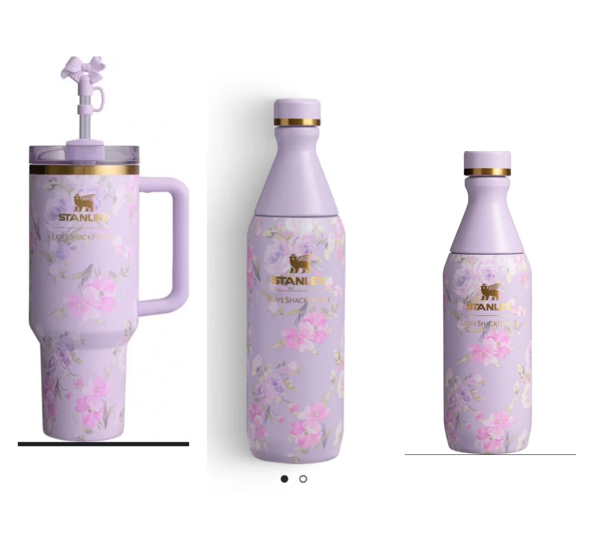 STANLEY x LFS Happy Thoughts 40oz Quencher & 20oz & 12oz All Day