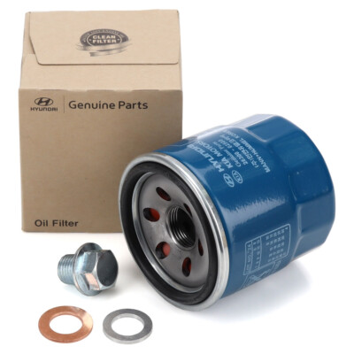 ORIGINAL Hyundai Kia Ölfilter + Schraube GETZ i10 i20 i30 CEE'D PICANTO RIO