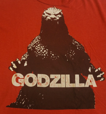 Vintage Godzilla 90s Kaiju T-Shirt Red XL Fruit of the Loom Rare