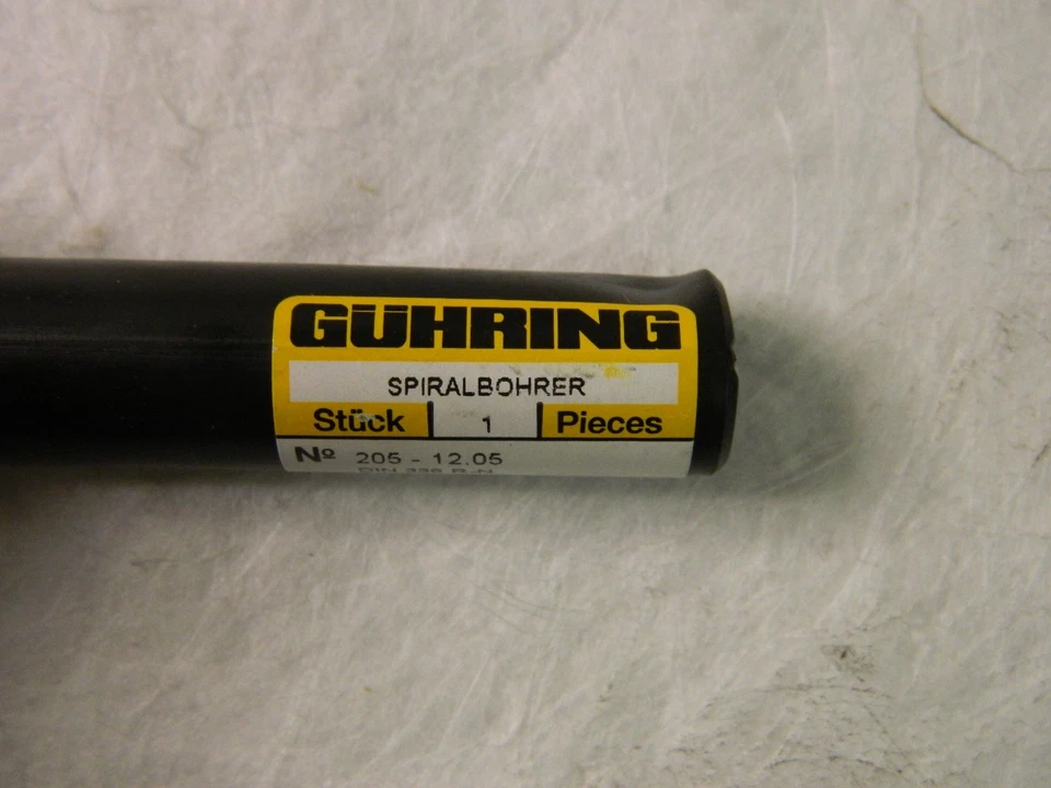 Broca Guhring 12,05mm 118° aço alta velocidade Jobber QTD 2 9002050120500  - Imagem 3 de 4