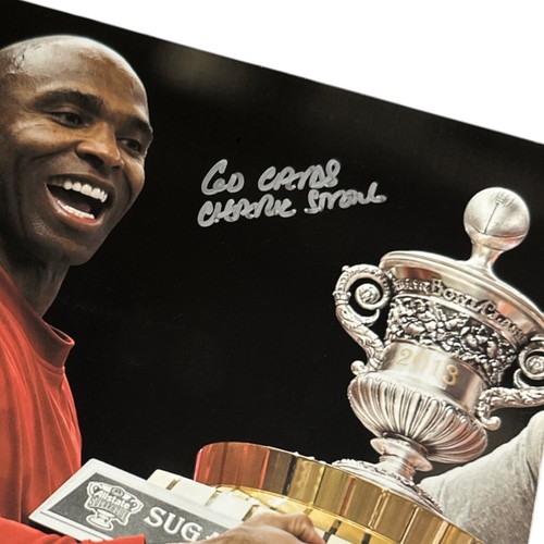 Charlie Strong Signed 8.5x11 Photo! Former Louisville Cardinals Football Coach - Picture 2 of 2