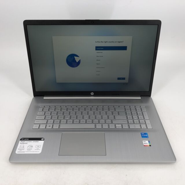 HP Laptop 17" FHD 1.3GHz Intel i5-1235U 12GB RAM 512GB SSD - Excellent Condition
