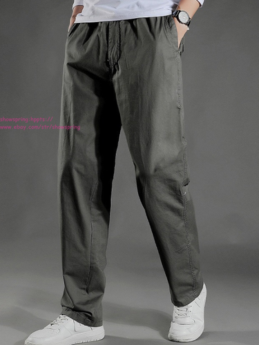 New Men's labor protection work pants Autumn Straight Leg Outdoor Trousers Gift - Picture 15 of 24