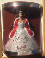 Vintage 2001 Mattel Barbie Holiday Celebration Special Edition Doll New