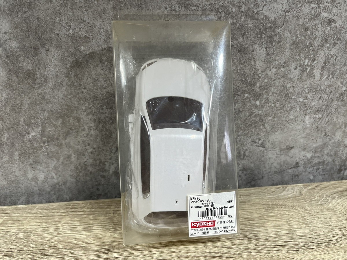 OLD Very Rare Kyosho MINI-Z Racer WHITE BODYSET Volkswagen Golf