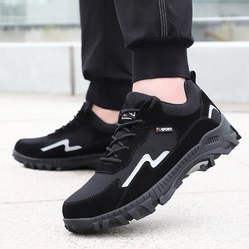 Men's Safety Shoes Steel Toe Cap Indestructible Sneakers Work Boots Outdoor Size - Picture 6 of 16