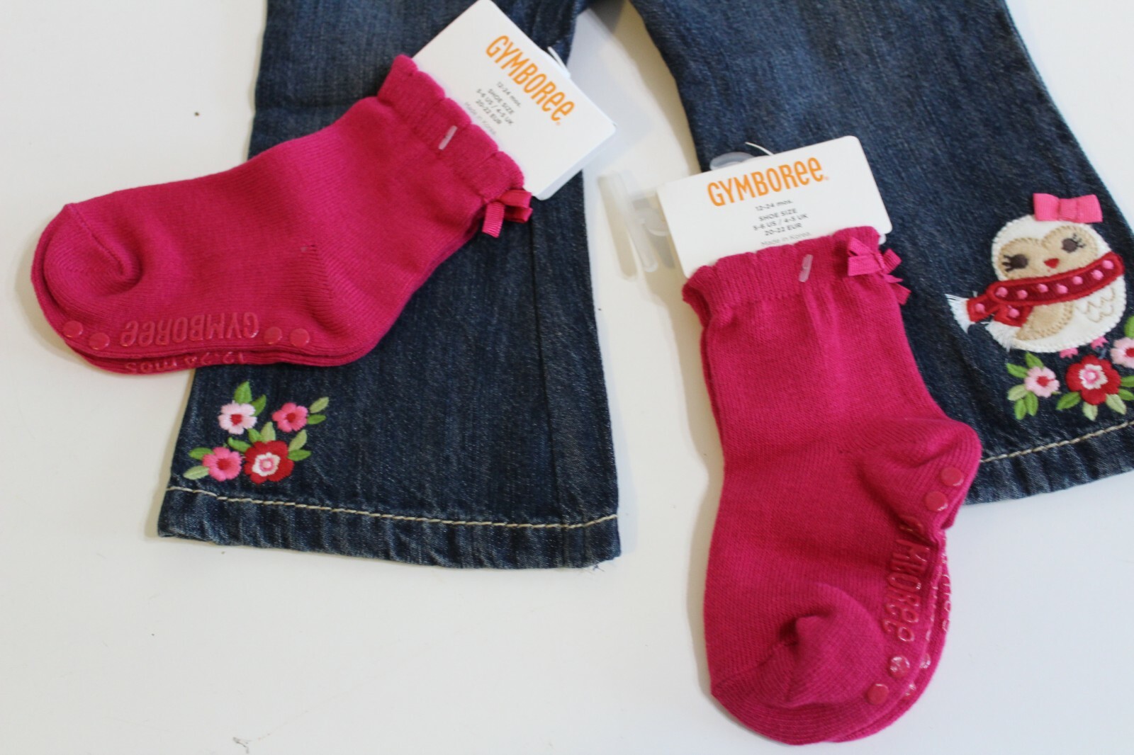 Gymboree Baby Girl Top Pants Jeans Sweater Socks Size 1218 Months Cozy
