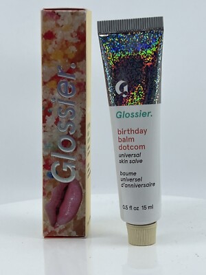 Glossier Birthday Balm Dotcom Universal Skin Salve .5 oz Original