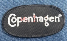 NOS 70s Original Vintage Copenhagen 3.5" Patch Chewing Tobacco RED AGE SPOT