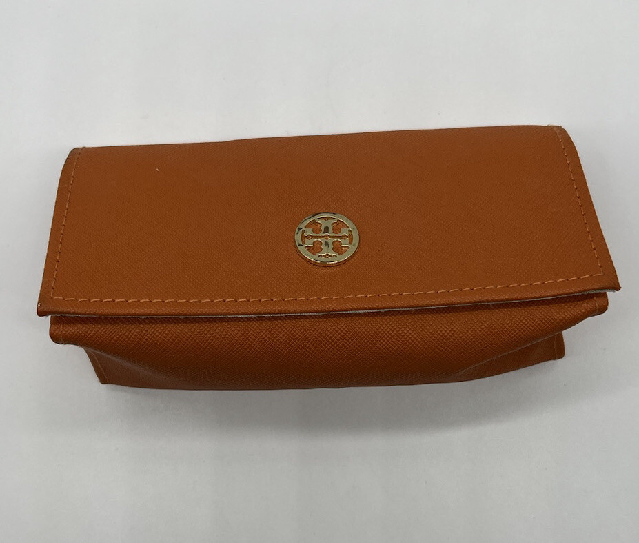 NEW TORY BURCH SUNGLASSES EYEGLASSES OPTICAL LEATHER ORANGE  display picture 2