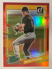 2023 Donruss Baseball Rated Prospect Base Holo Red #39 Quinn Priester /2023