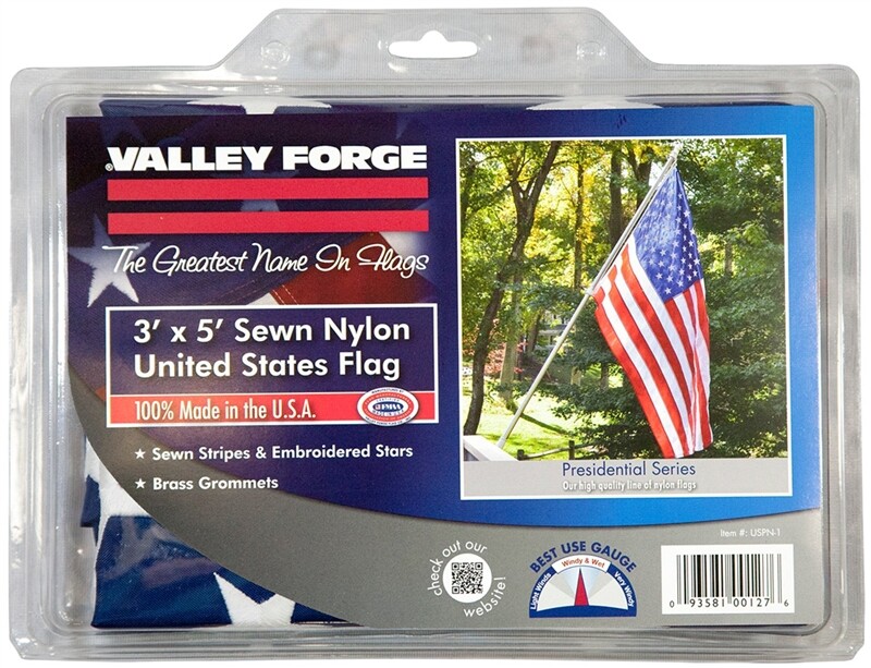 NEW VALLEY FORGE US4PN NYLON USA MADE 4' X 6' UNITED STATES USA