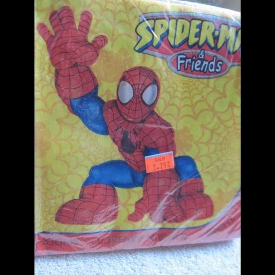 16 servilletas de almuerzo Marvel Spiderman & Friends Hallmark Party Express 2 capas EE. UU. Foto 4 de 4