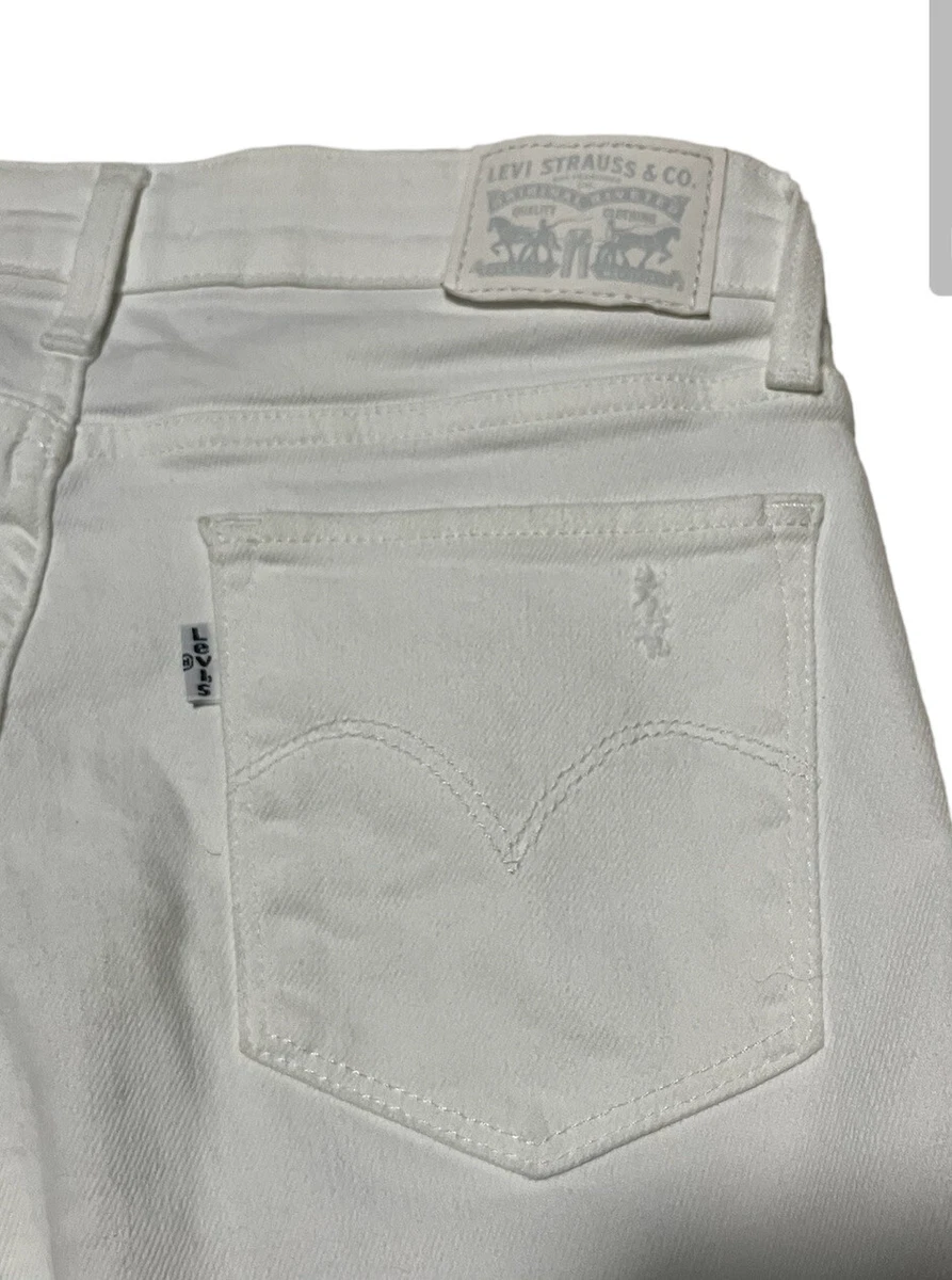 Levi's 711 white deals
