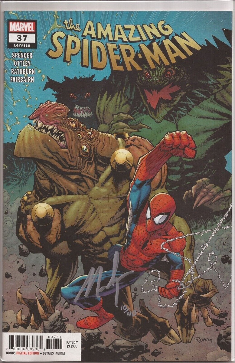 THE AMAZING SPIDER-MAN #37 - SIGNED BY WRITER NICK SPENCER