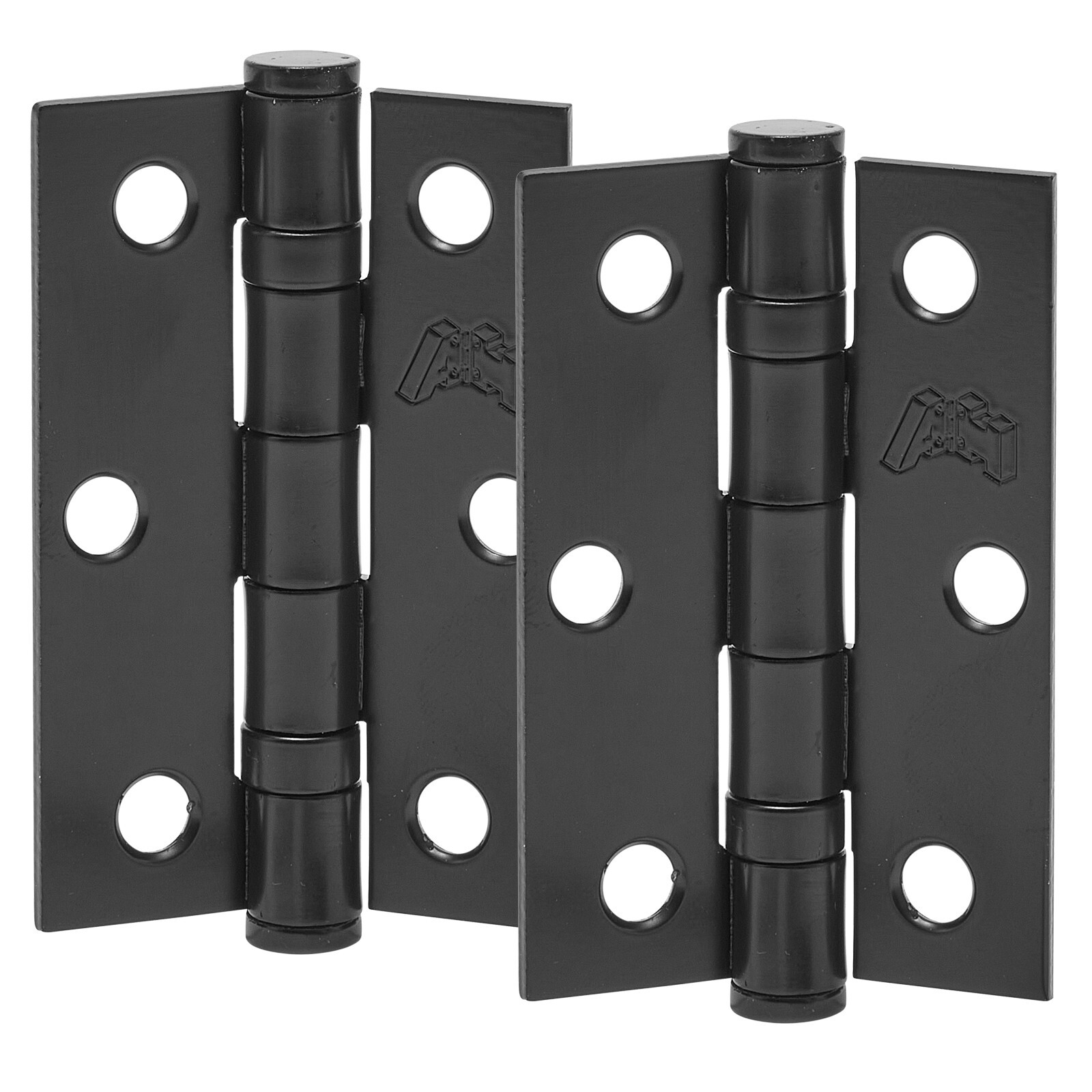 Matte Black Door Hinges for Internal Doors - 3 Inch / 75mm (Pair)