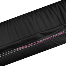 Solid Plain Black Suiting Fabric For Suit Pants Jacket 5 Yards Wool Fabric