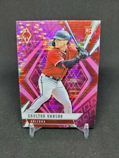 Daulton Varsho 2021 Panini Chronicles Phoenix Baseball PINK PULSAR PRIZM RC #11