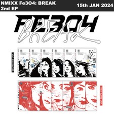 NMIXX Fe3O4: BREAK 2nd EP Random CD Photobook Photocard Etc Tracking Number