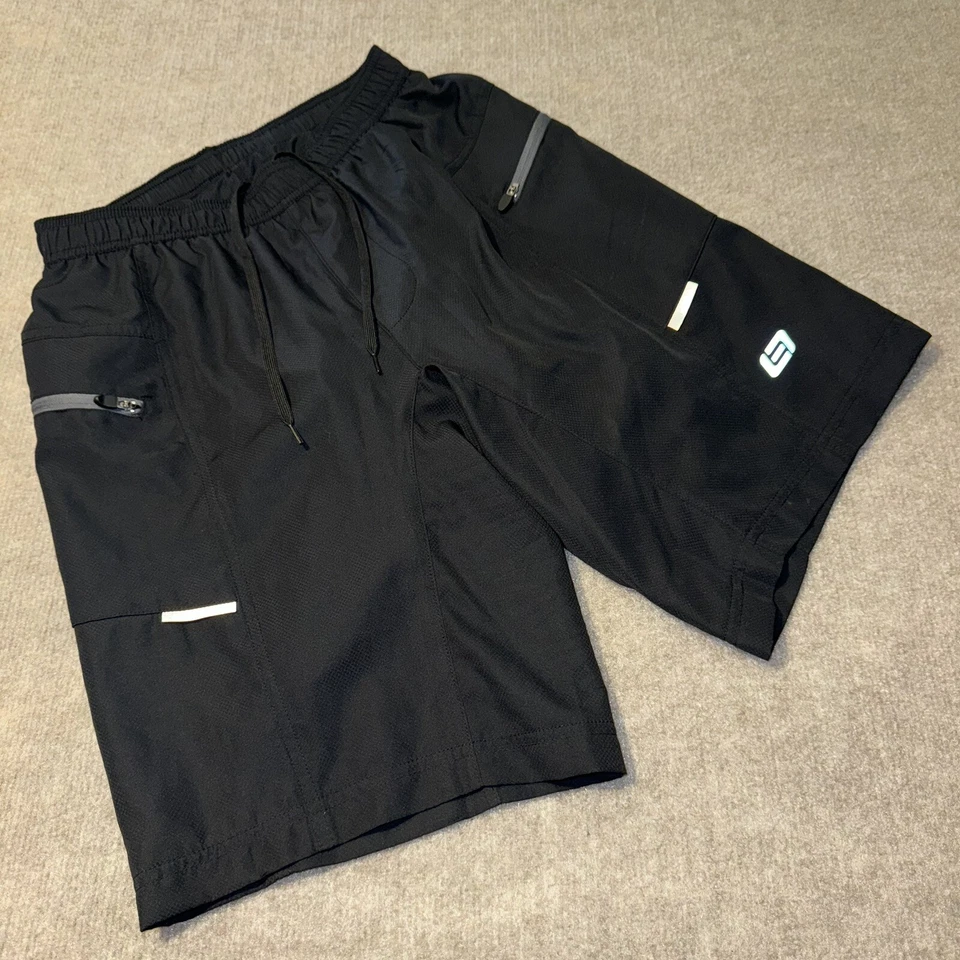 Bellwether Cycling Shorts Black MTB Mens Small Mountain Bike Pockets Gel Padded - Image 3 of 4