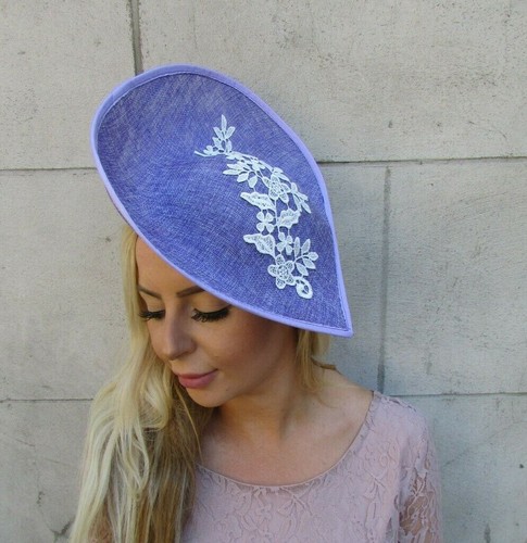 Lavender Light Purple White Lace Large 