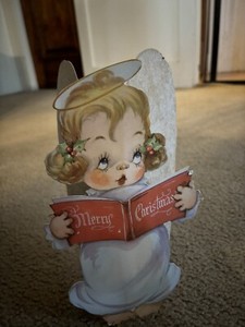 Angel Vintage Christmas Card