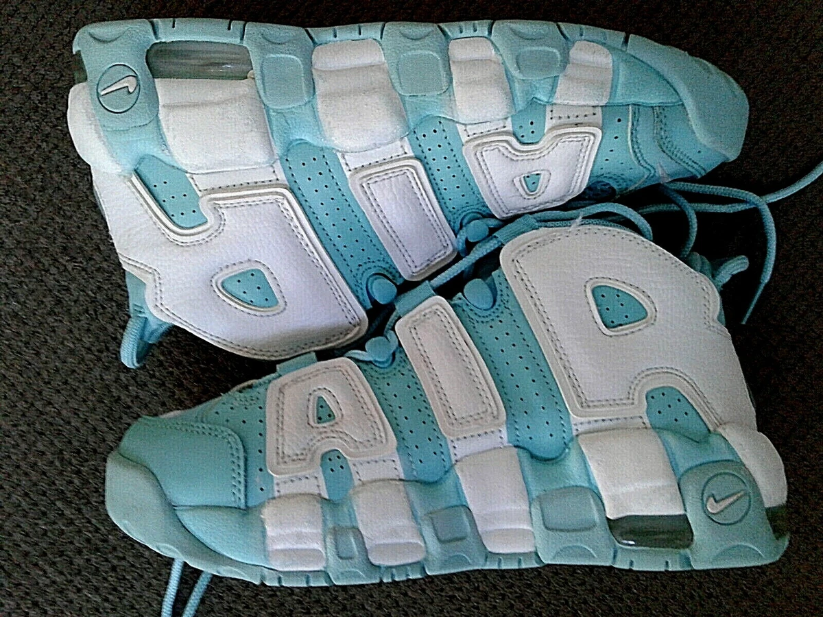 Rare Nike Air More Uptempo GS Island Green Mint 415082-300 Sz 4Y retro  Pippen